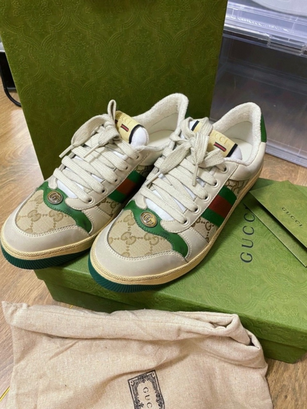 Men’s Monogram Gucci Sneakers